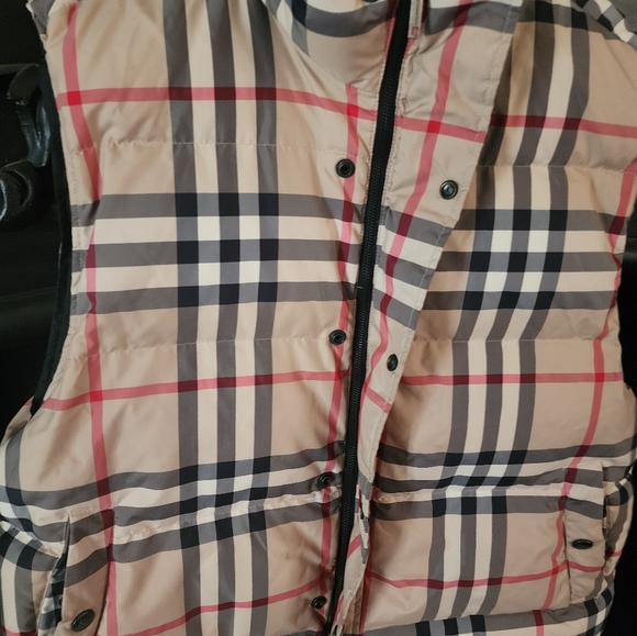 Burberry reversible puffer vest w/hood XXL - Picture 2 of 14